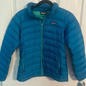 Girls Patagonia Teal Jacket size L/12